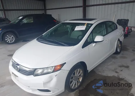 2012 Honda Civic Ex-L from USA, damaged, VIN 19XFB2F9XCE327362
